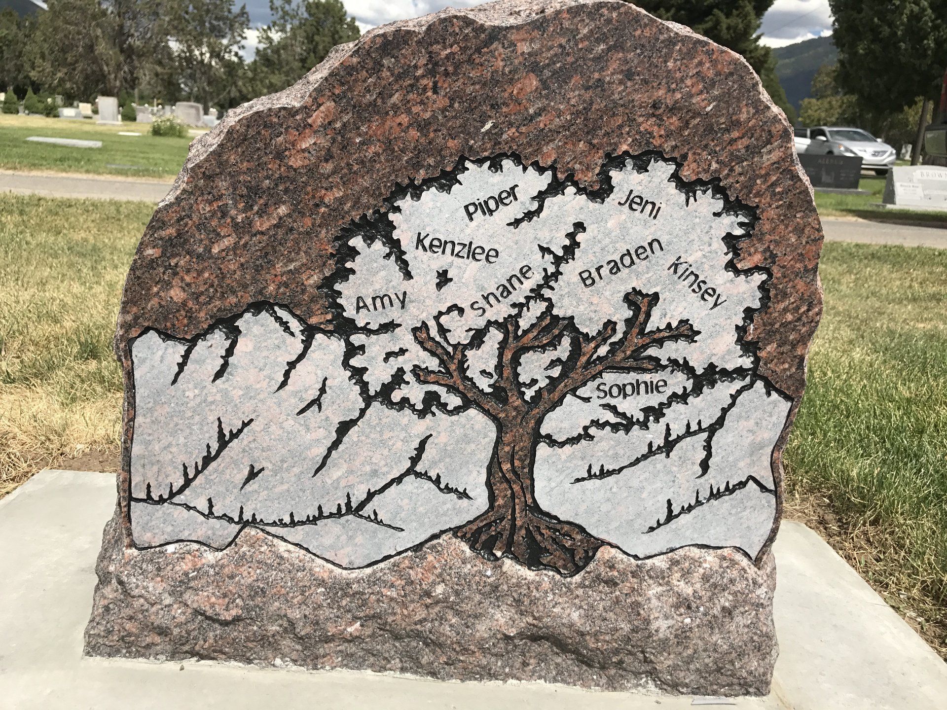 Headstone Company Utah Memorial Markers LDS Headstone art