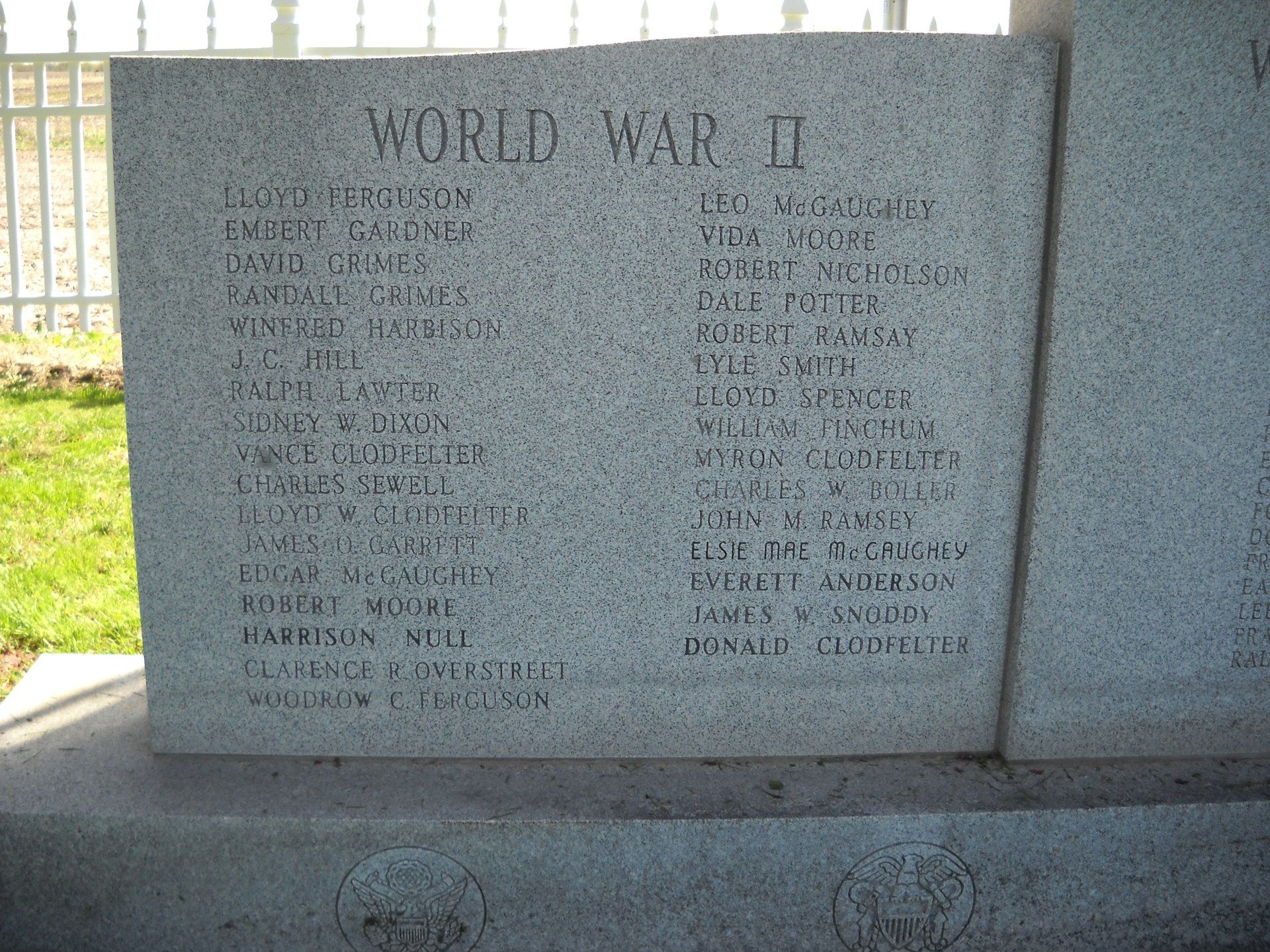 Veterans' Memorials | Granite Walls | Crawfordsville, IN