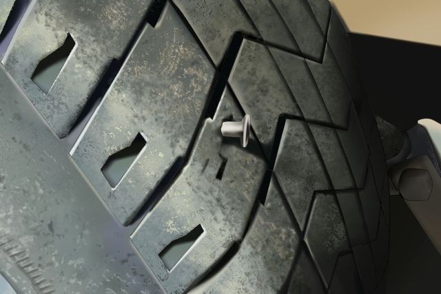flat tire