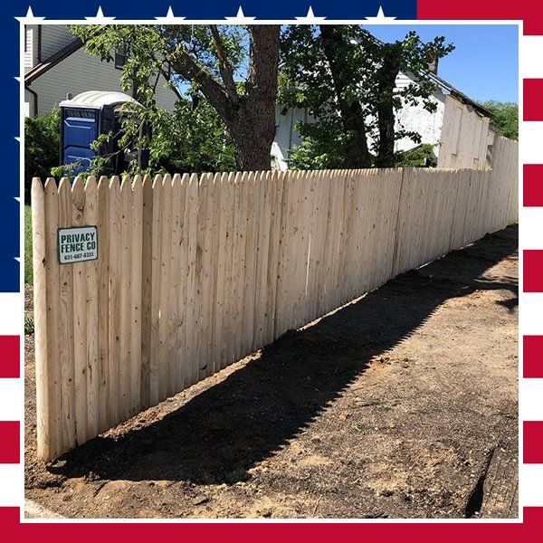 Stockade Fencing Wood Fencing West Islip, NY