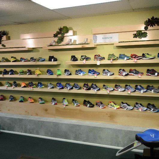 running shoe shop