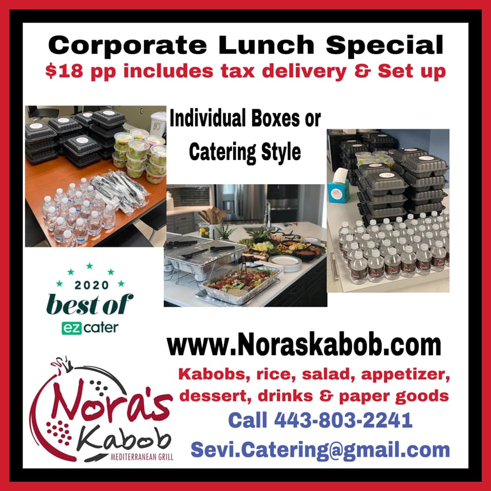 Nora's Kabob Catering Services Ellicott City, MD
