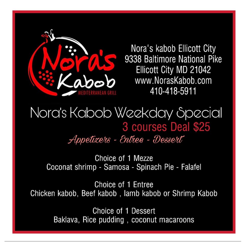 Nora's Kabob Catering Services Ellicott City, MD