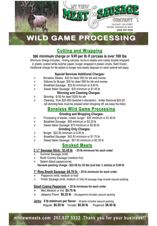 Meat Cleaning Meat Wrapping WA