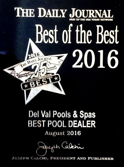 About Del Val Pools & Spas Turnersville, NJ Swimming Pools