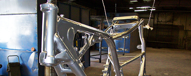 sandblasting bike frame cost