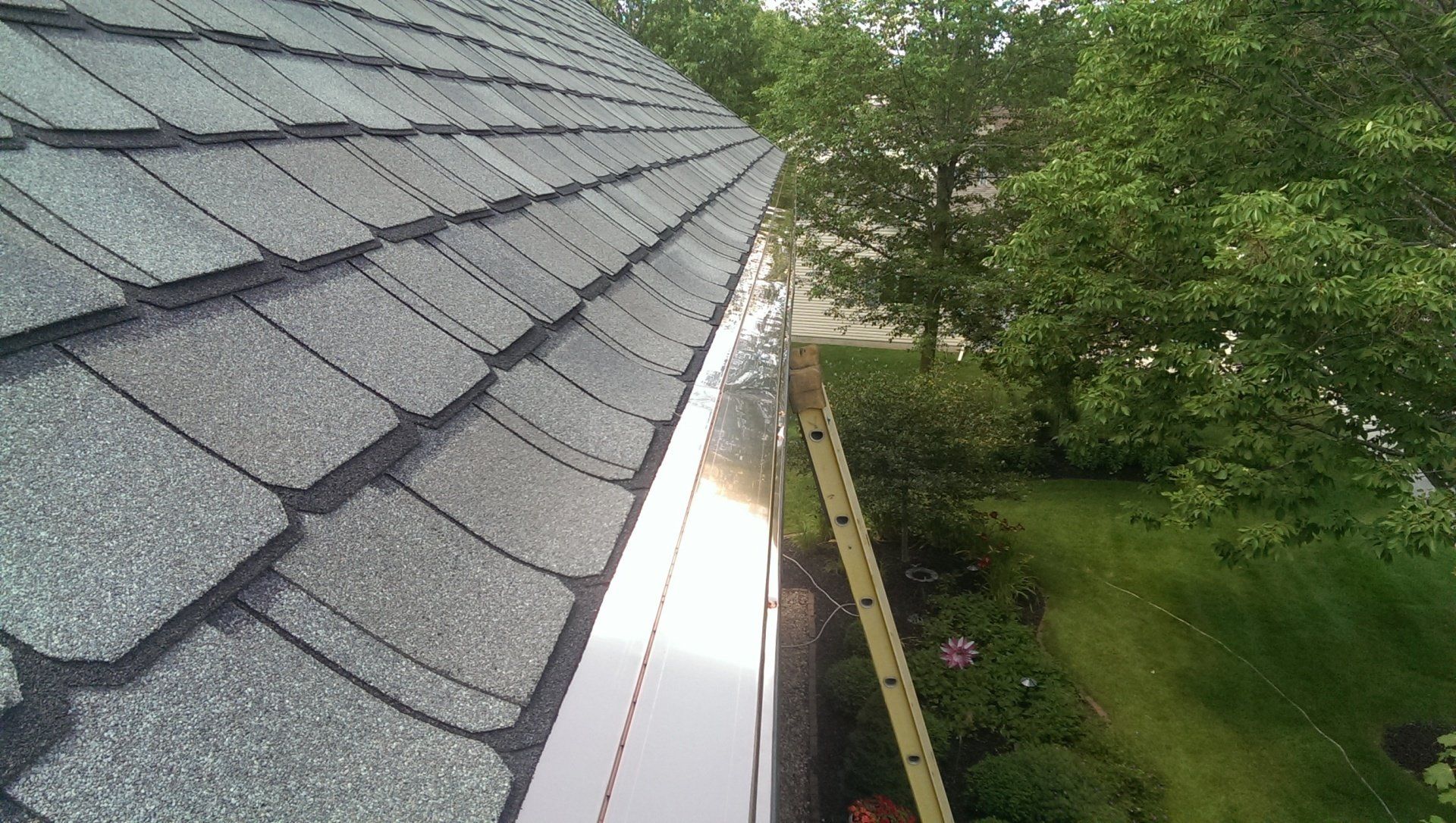 Copper LeafX on 6 Inch Gutters