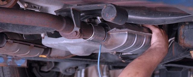 muffler installation