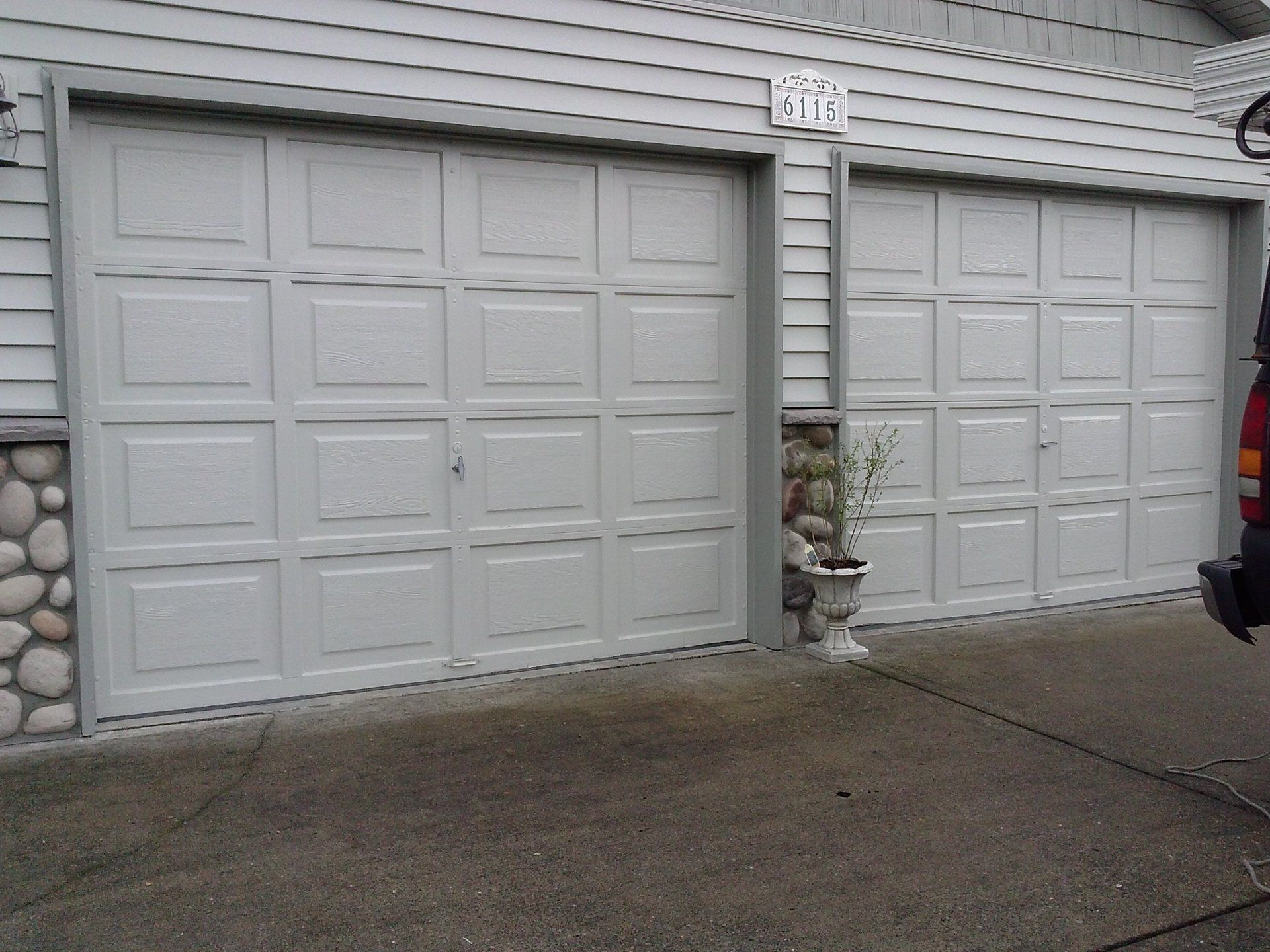 Modern Garage Door Guy Hamilton for Small Space