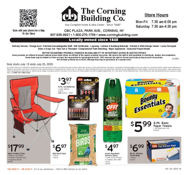 The Corning Building Co. Coupons | Corning, NY