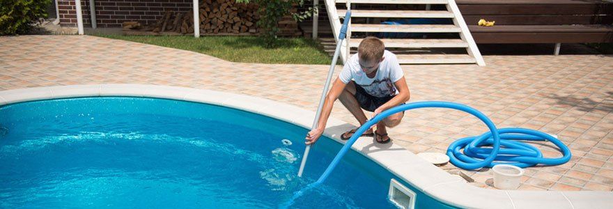 Creatice Above Ground Swimming Pool Service for Small Space