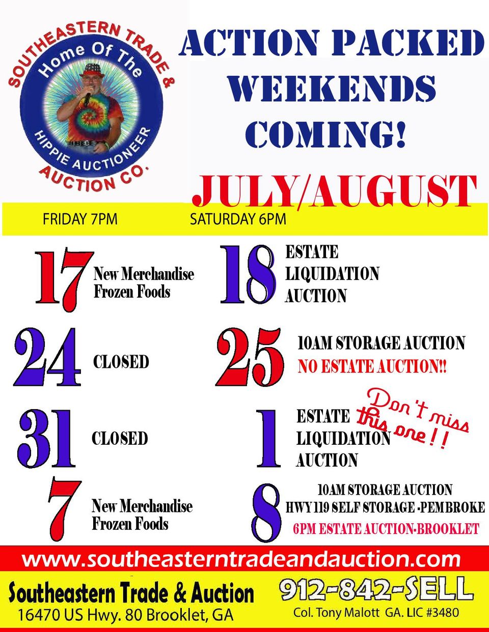 Southeastern Trade & Auction Co Jewelry Brooklet, GA